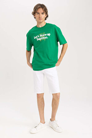 Slim Fit Jean Bermuda