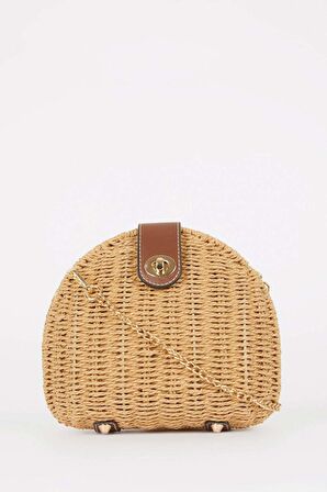 Kadın Hasır Çapraz Çanta