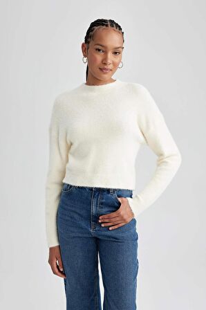 DeFacto Regular Fit Yarım Balıkçı Yaka Triko Kazak A4252AX23CWER91