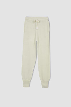 DeFacto Jogger Triko Pantolon Cepli Basic Düz Beli Lastik Bağcıklı R1701AZ23AUER98