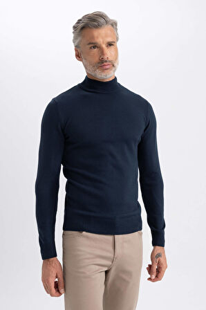 DeFacto Slim Fit Balıkçı Yaka Kazak R1127AZ23WNNV207