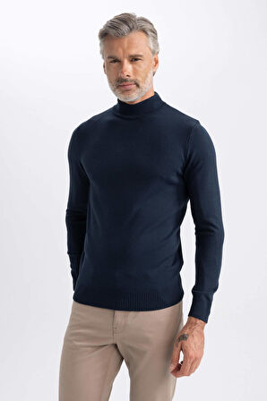 DeFacto Slim Fit Balıkçı Yaka Kazak R1127AZ23WNNV207