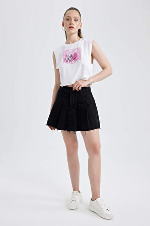 Coool Loose Fit Baskılı %100 Pamuk Atlet