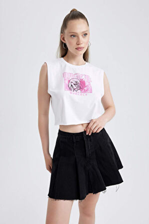 Coool Loose Fit Baskılı %100 Pamuk Atlet