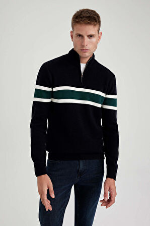 DeFacto Standart Fit Balıkçı Yaka Kazak Y4193AZ23WNNV163