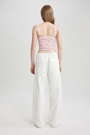 DeFacto Coool Paraşüt Gabardin %100 Pamuk Pantolon A6975AX23SMWT32