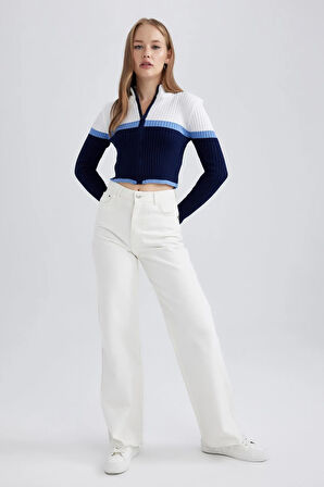 Coool Regular Fit Yarım Balıkçı Yaka Triko Hırka