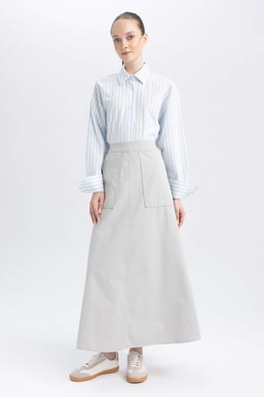 defacto a kesim gabardin maxi etek a9564ax23augr94