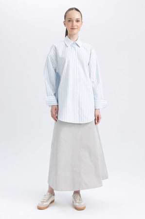 defacto a kesim gabardin maxi etek a9564ax23augr94
