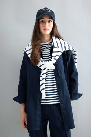 DeFacto Regular Fit Gabardin Uzun Kollu Tunik B3702AX23AUNV243
