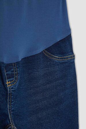 Regular Fit Normal Kalıp Normal Bel Normal Paça Jean Hamile Pantolon