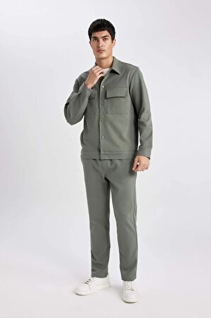 DeFacto Yazlık Jogger Pantolon Relax Fit Rahat Kesim Düz Paça Cepli Beli Bağcıklı B4521AX24SPKH398
