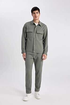 DeFacto Yazlık Jogger Pantolon Relax Fit Rahat Kesim Düz Paça Cepli Beli Bağcıklı B4521AX24SPKH398