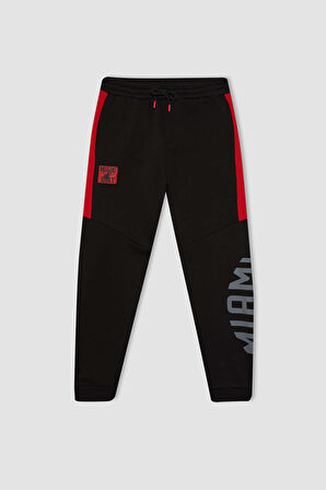 DeFactoFit NBA Miami Heat Slim Fit Jogger Eşofman Altı A4122AX23AUBK81
