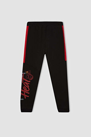 DeFactoFit NBA Miami Heat Slim Fit Jogger Eşofman Altı A4122AX23AUBK81