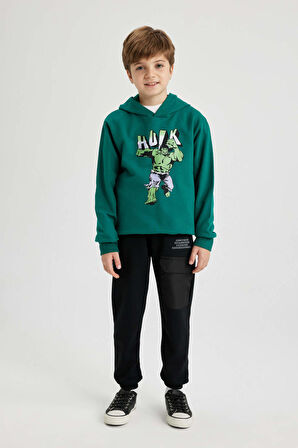 DeFacto Erkek Çocuk Marvel Comics Kapüşonlu Sweatshirt B3062A823WNGN1041