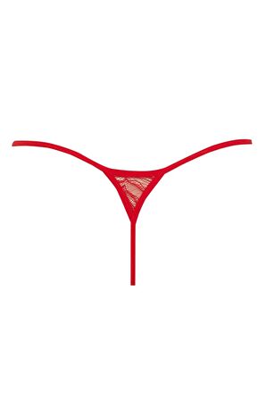Fall in Love Yılbaşı Temalı Kırmızı Dantel String Slip Külot