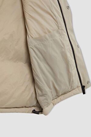 Slim Fit Polo Yaka Astarlı Yelek