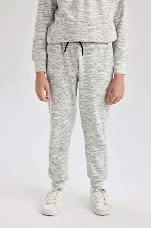 DeFacto Erkek Çocuk Beli Bağcıklı Lastikli Paça Cepli Jogger Eşofman Altı B8915A823CWGR449