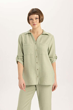 DeFacto Regular Fit Uzun Kollu Gömlek M9407AZ24SPGN1172