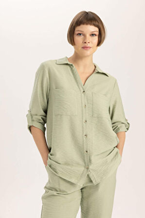 DeFacto Regular Fit Uzun Kollu Gömlek M9407AZ24SPGN1172