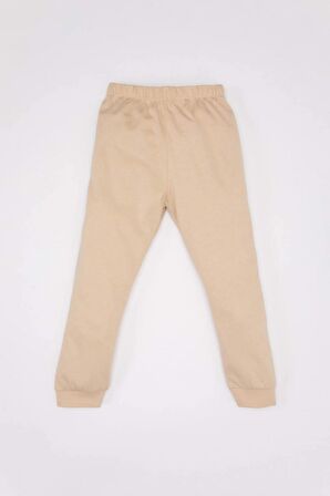 DeFacto Erkek Bebek Pijama Takımı Baskılı Penye Uzun Kollu Üst Beli Lastikli Uzun Alt B8784A524SPBG775