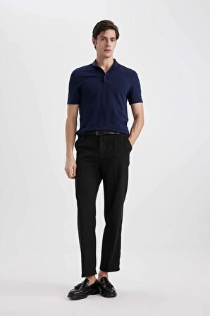 DeFacto Slim Fit Dar Kesim Pamuklu Kısa Kollu Polo Tişört X2594AZ24SMNV31