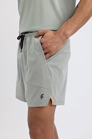 DeFactoFit Slim Fit Dar Kesim Sporcu Dokuma Şort C0318AX24SPGN920