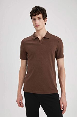 DeFacto Slim Fit Dar Kesim Kısa Kollu Polo Tişört W9274AZ24SMBN320