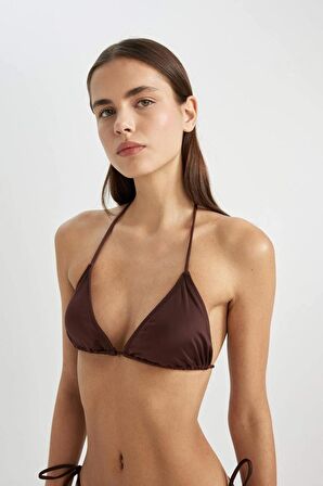DeFacto Regular Fit Üçgen Bikini Üstü-Fall in Love T3666AZ24SMBN328