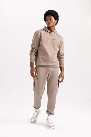 DeFactoFit Standart Fit Kargo Cepli Jogger Eşofman Altı Y7119AZ23AUBG73