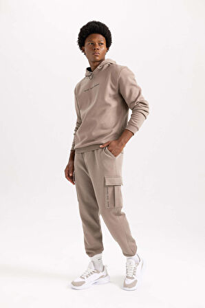 DeFactoFit Standart Fit Kargo Cepli Jogger Eşofman Altı Y7119AZ23AUBG73