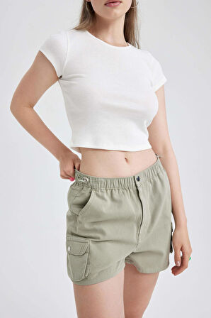 Coool Fitted Kisa Kollu Tisört