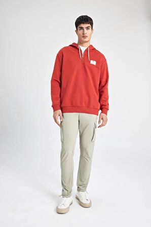 DeFacto Yazlık Taktik Pantolon Slim Fit Dar Kesim Kargo Cepli B3585AX24SPBG151