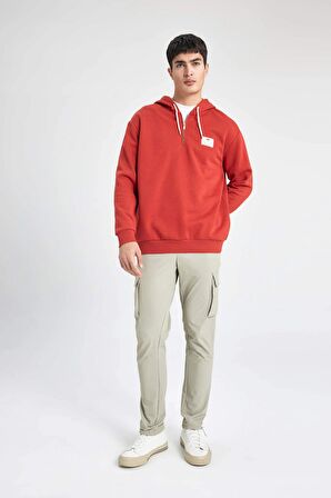 DeFacto Yazlık Taktik Pantolon Slim Fit Dar Kesim Kargo Cepli B3585AX24SPBG151