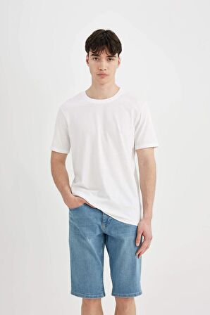 DeFacto Slim Fit Jean Bermuda Şort C2692AX24SMNM39
