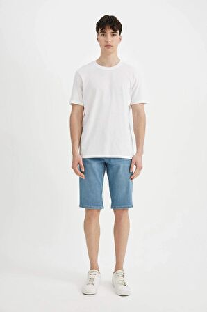 DeFacto Slim Fit Jean Bermuda Şort C2692AX24SMNM39