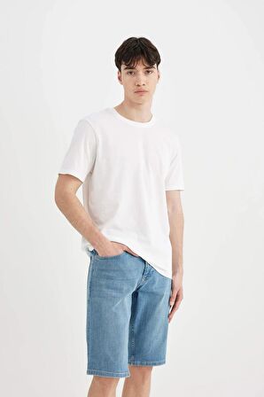 DeFacto Slim Fit Jean Bermuda Şort C2692AX24SMNM39