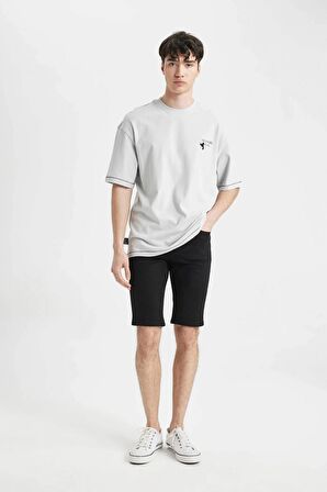 DeFacto Skinny Fit Jean Bermuda Şort A5037AX24SMNM40