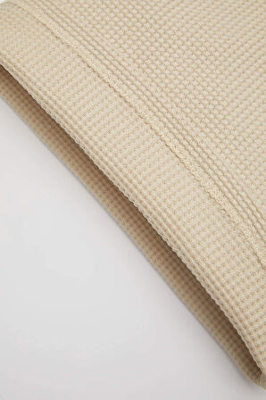 DeFacto Erkek Bebek Bisiklet Yaka Waffle Kısa Kollu Tişört C2208A524SMBG106