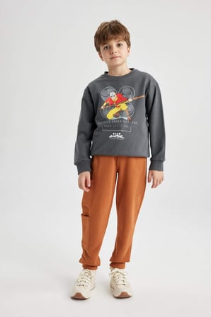 DeFacto Erkek Çocuk Avatar the Last Airbender Kapüşonlu Sweatshirt B2216A823WNAR58