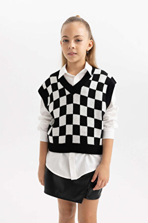 Kız Çocuk Slim Fit Süveter