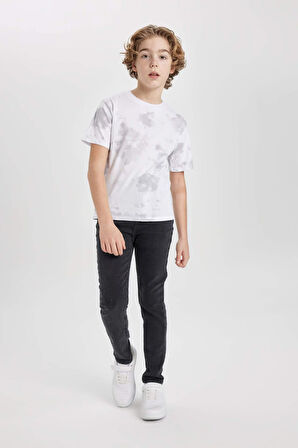 Erkek Çocuk Slim Fit Dar Kesim Dar Paça Jean Pantolon