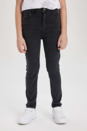 Erkek Çocuk Slim Fit Dar Kesim Dar Paça Jean Pantolon