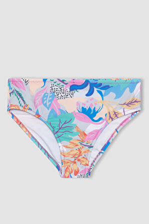 Kız Çocuk Desenli Bikini Takımı