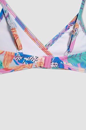 Kız Çocuk Desenli Bikini Takımı