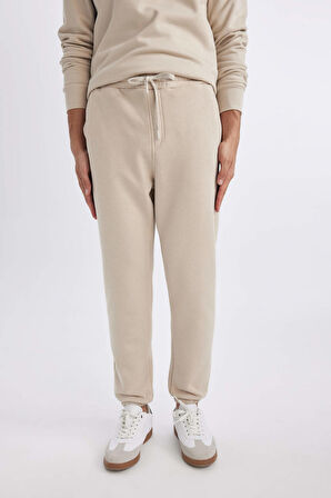 DeFacto Jogger Eşofman Altı Standart Fit Basic Düz Beli Bağcıklı Lastikli Paça Cepli A6468AX24SPBG737