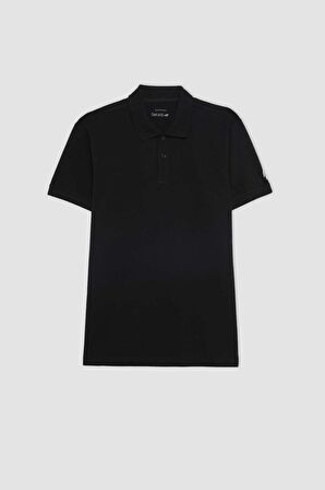 DeFactoFit Slim Fit Polo Yaka Tişört