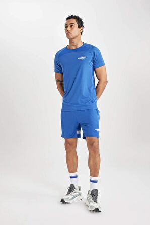 DeFactoFit Slim Fit Dar Kesim Sporcu Kısa Paça Şort B5028AX24SPBE169