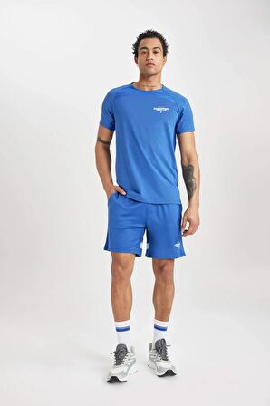 DeFactoFit Slim Fit Dar Kesim Sporcu Kısa Paça Şort B5028AX24SPBE169